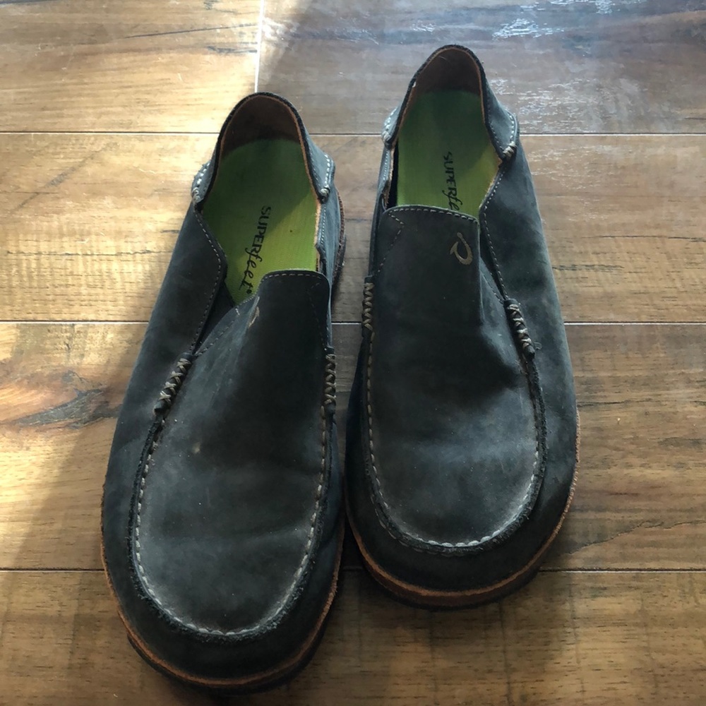 Olukai Men’s Charcoal Grey 10